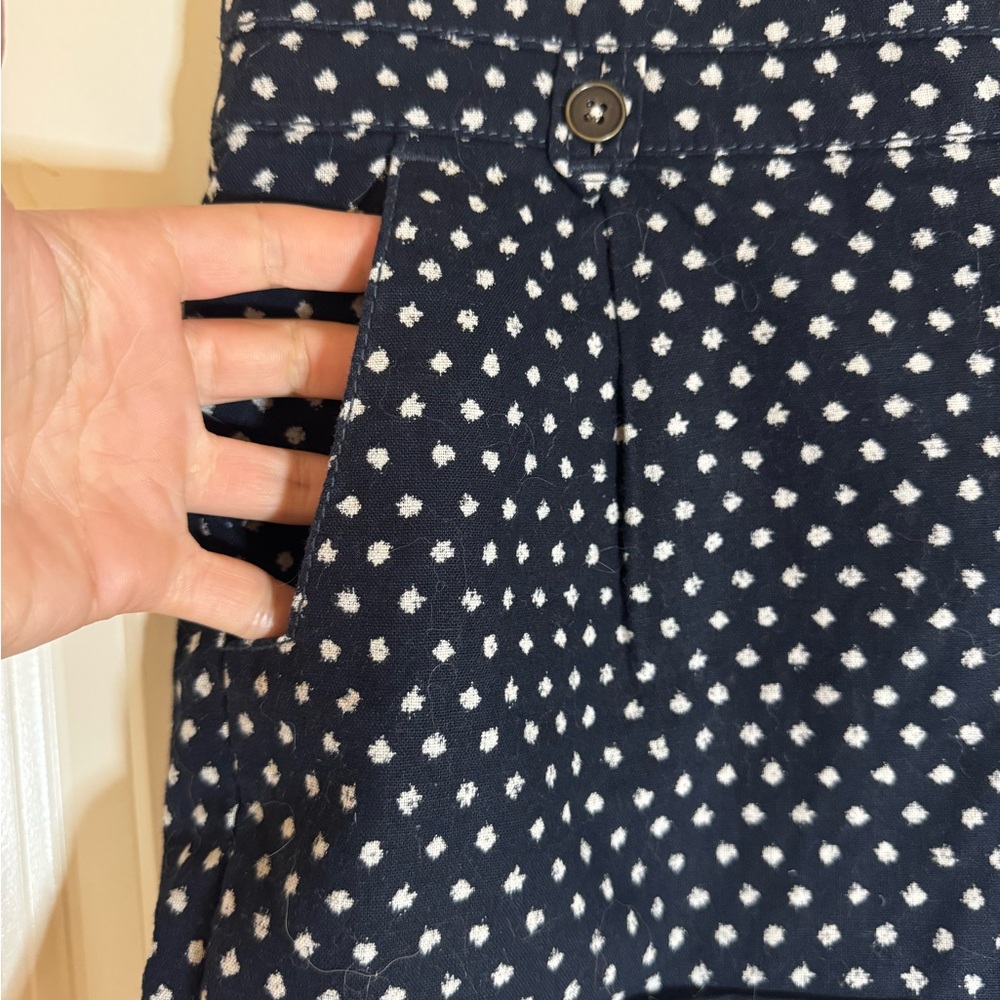 Anthropologie Daughters of the Liberation Black Linen‎ Blend Shorts Size 4 - Picture 5 of 10